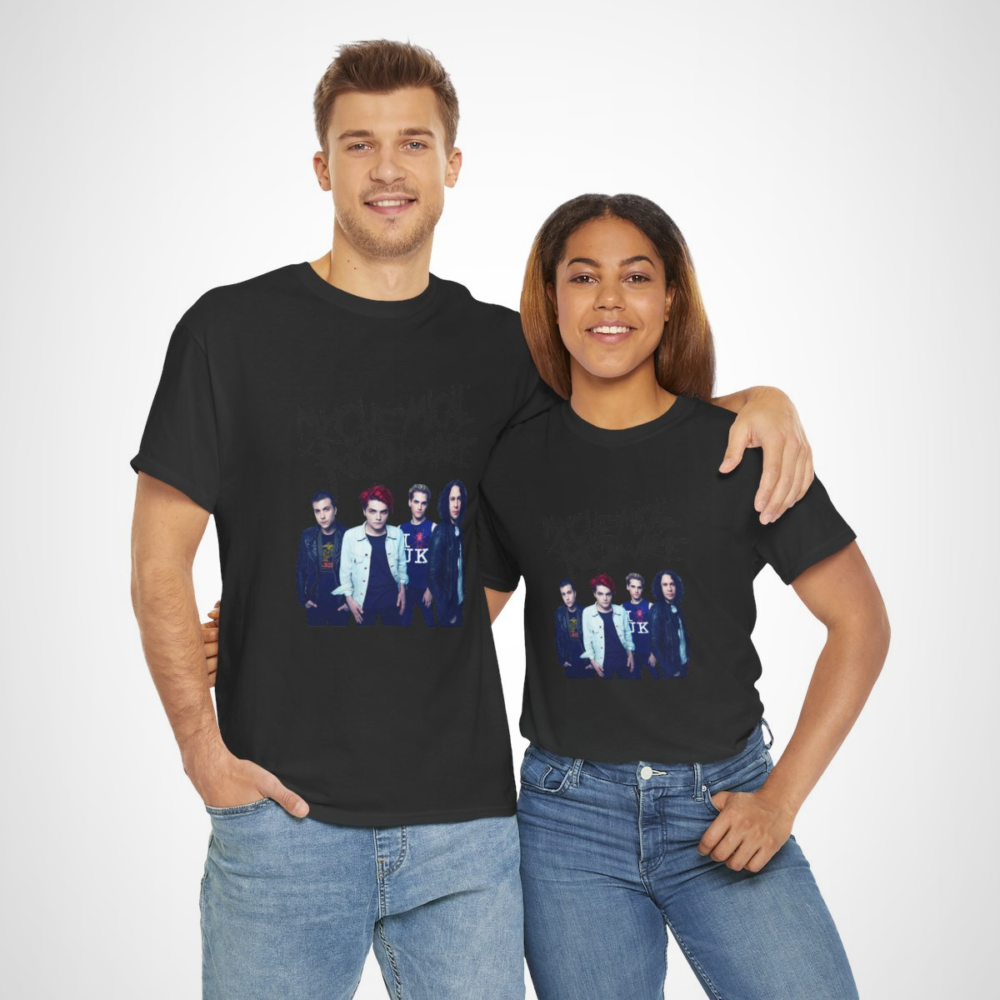 My Chemical Romance band tee showcasing a bold design for rock music fans