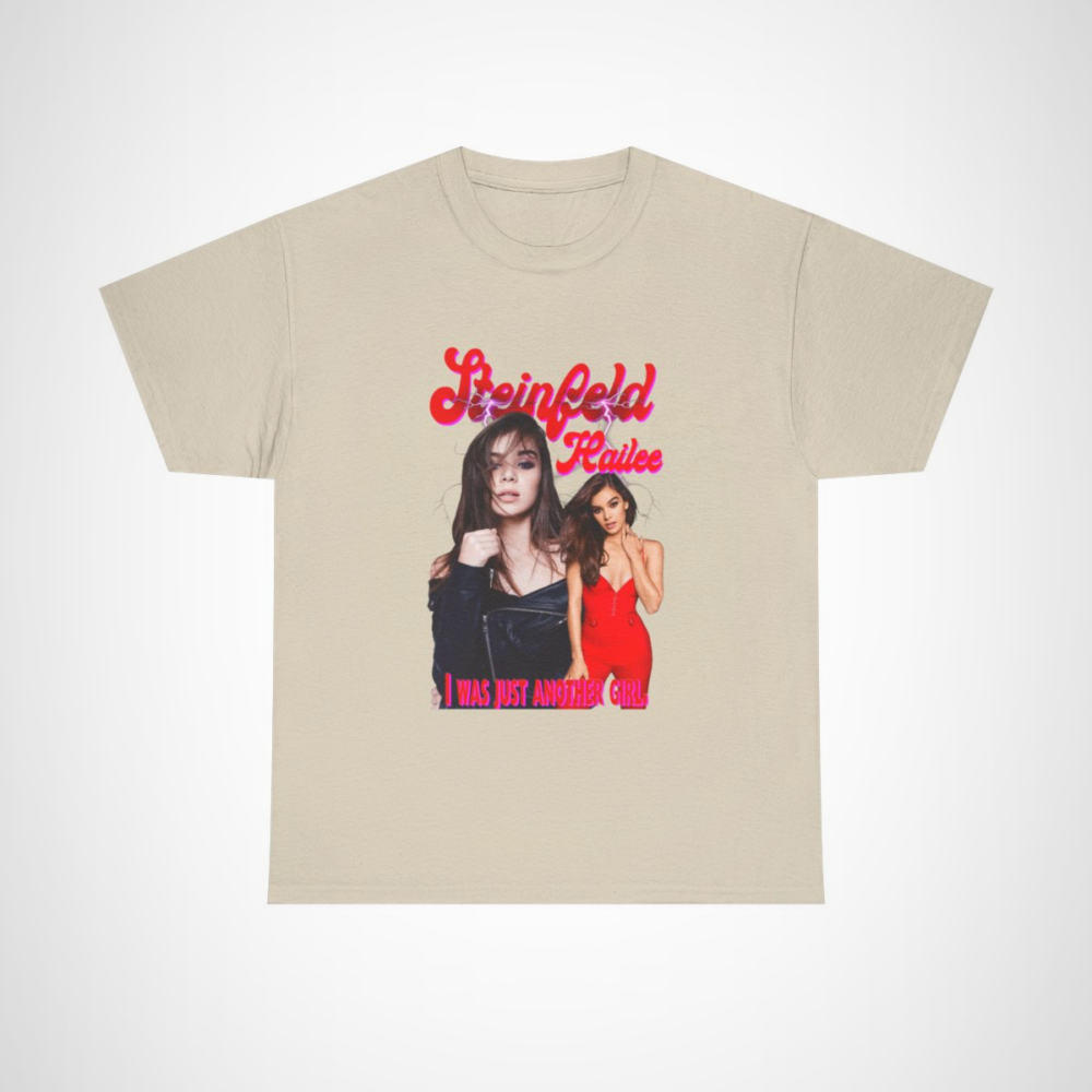 Hailee Steinfeld I Was Just Another Girl T-Shirt for fans Sand colour