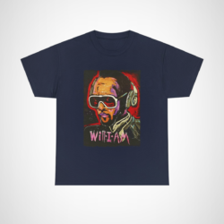 Vibrant Will.I.Am graphic tee featuring artistic design, perfect for music lovers Navy colour