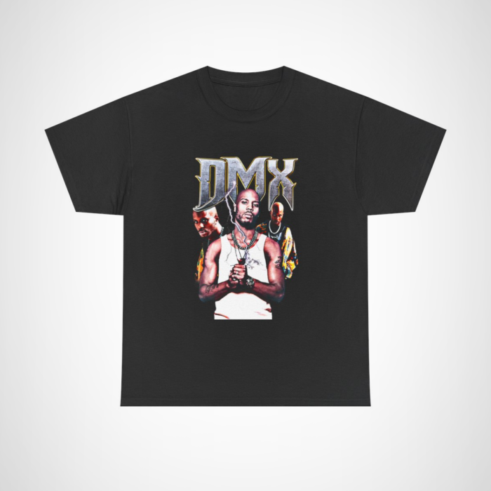 Legendary DMX Graphic Tee featuring iconic hip hop imagery Black colour