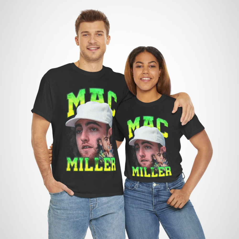 Mac Miller Vintage Hip Hop Tee showcasing vibrant design