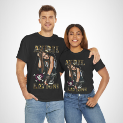 Avril Lavigne Vibes T-Shirt design showcasing pop punk style with an iconic image