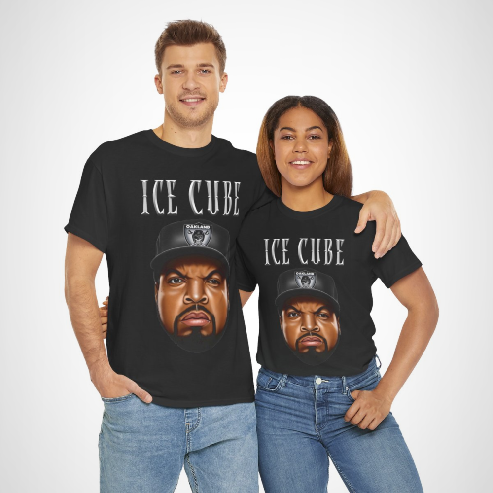 Ice Cube Oakland style graphic tee for hip hop fans