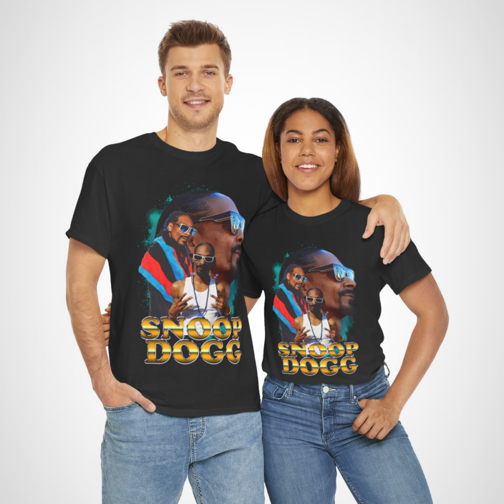 Snoop Dogg Cool Vibes Tee featuring vibrant hip-hop inspired artwork