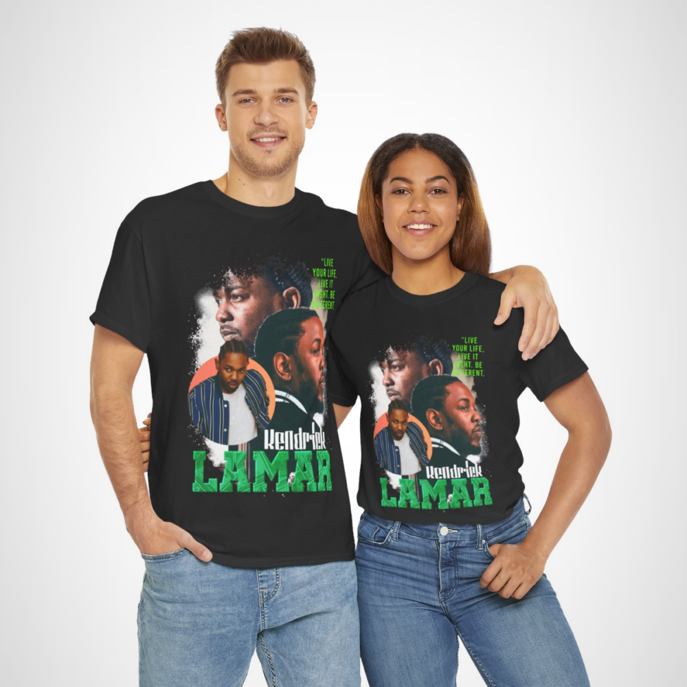 Kendrick Lamar Inspirational Quote T-Shirt featuring motivational quote and artistic design