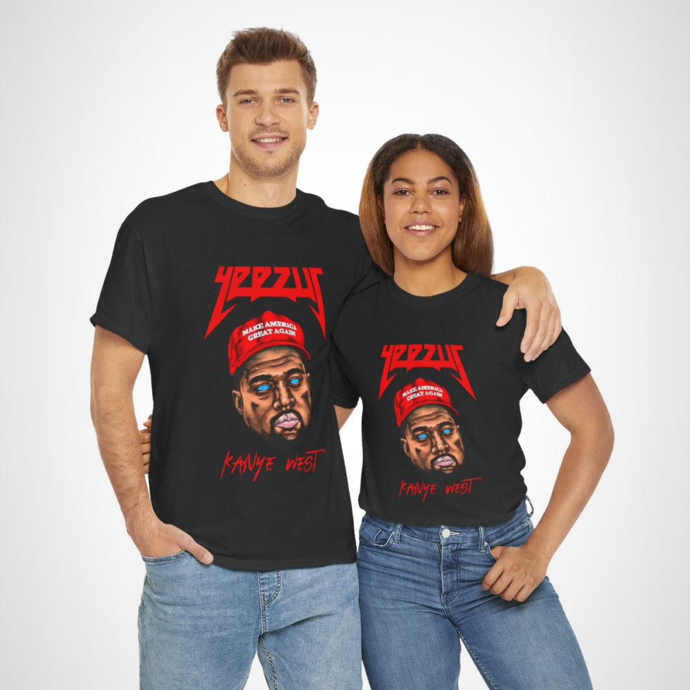 YEEZUS Kanye West 'Make America Great Again' T-Shirt featuring bold illustration and unique design