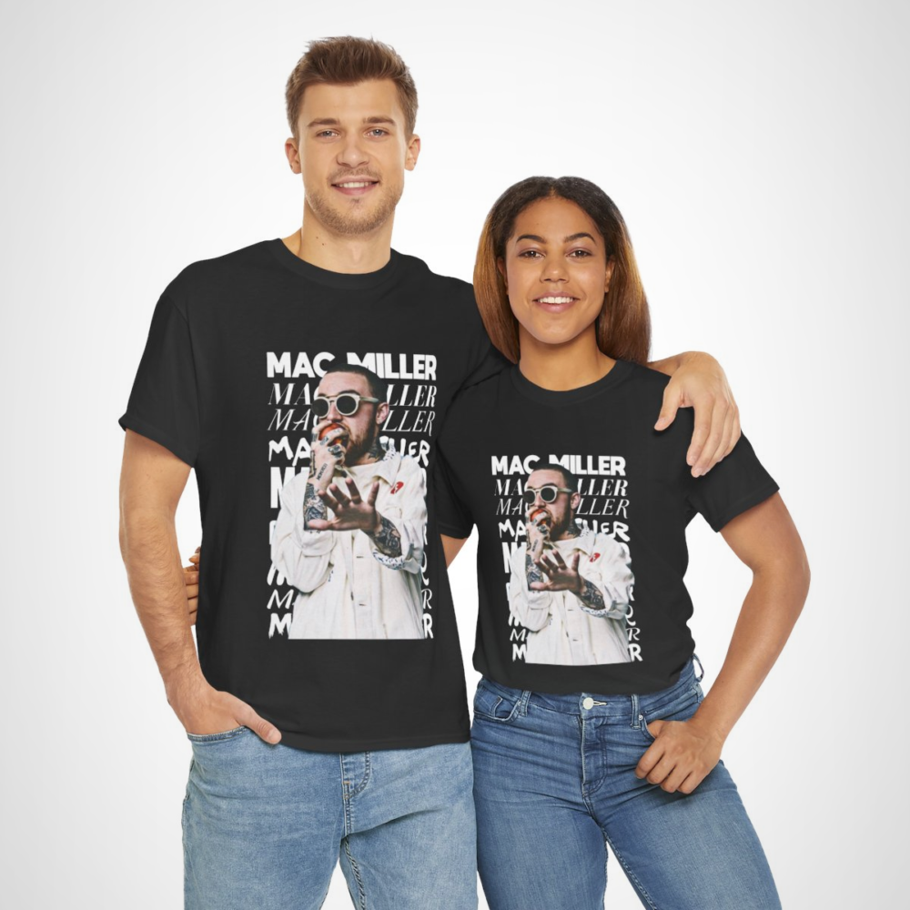 Vintage style Mac Miller t-shirt for music fans