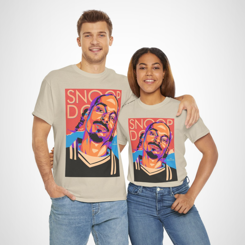 Snoop Dogg Retro Portrait T-Shirt featuring Tha Doggfather design