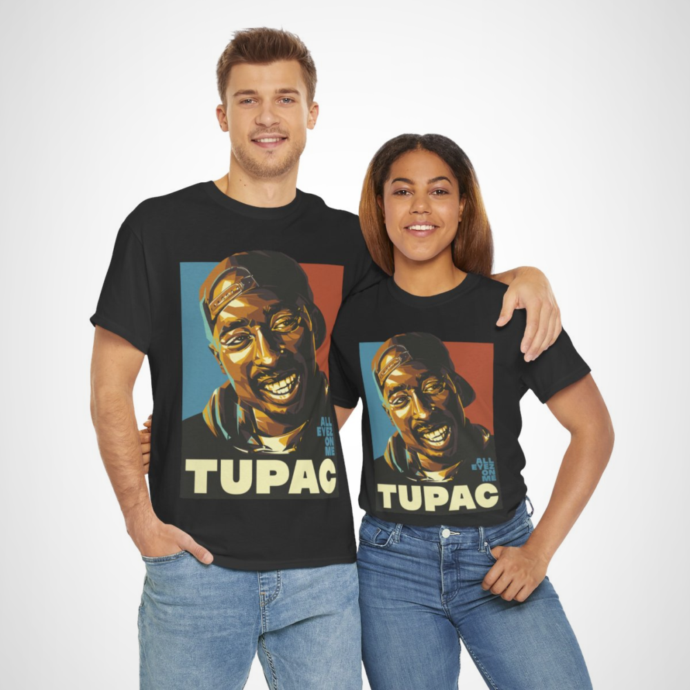 Tupac Shakur All Eyez On Me Graphic Tee, stylish hip-hop shirt for fans