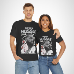Nipsey Hussle Tribute T-Shirt with dollar bills design