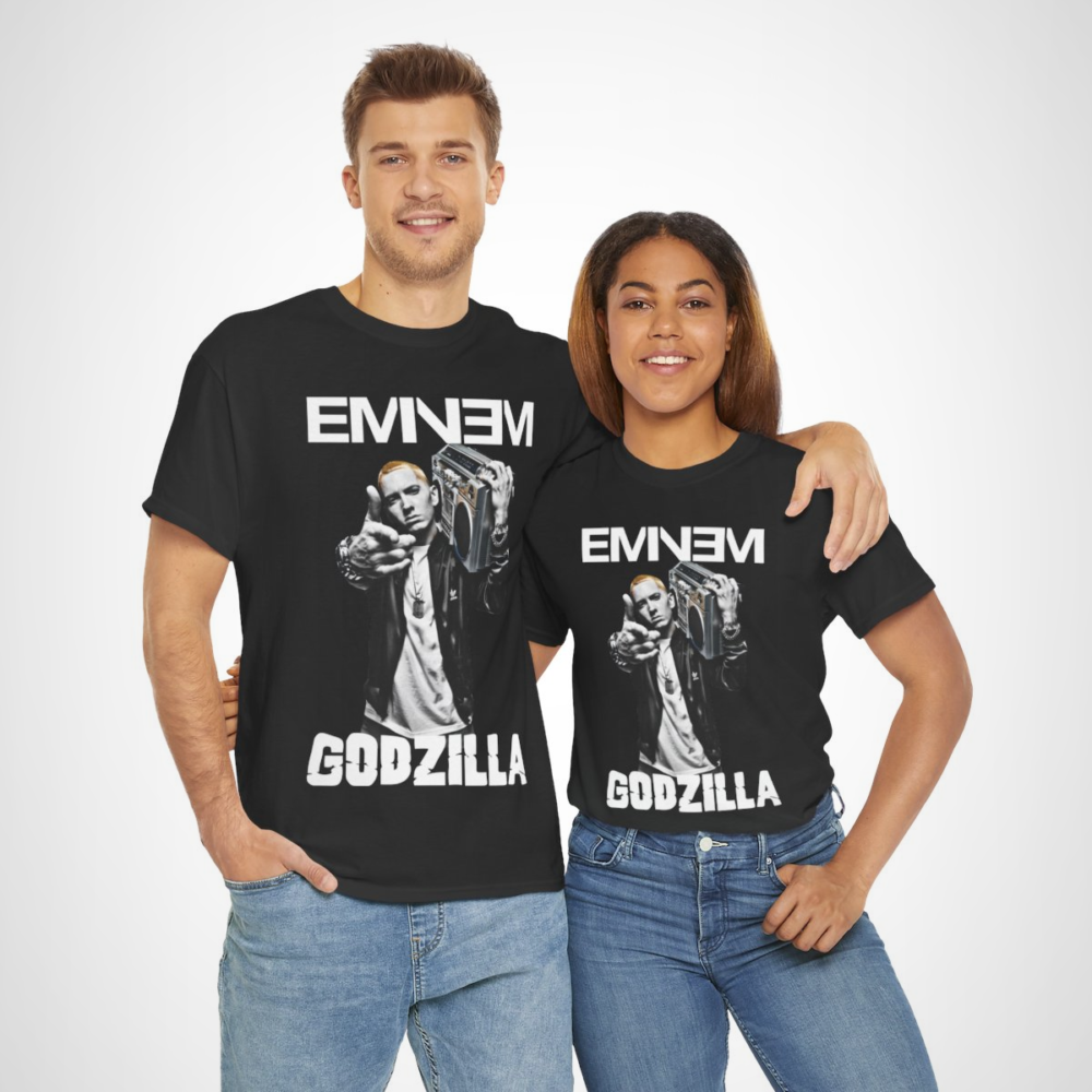 Eminem Godzilla Classic Rap T-Shirt featuring bold graphic design