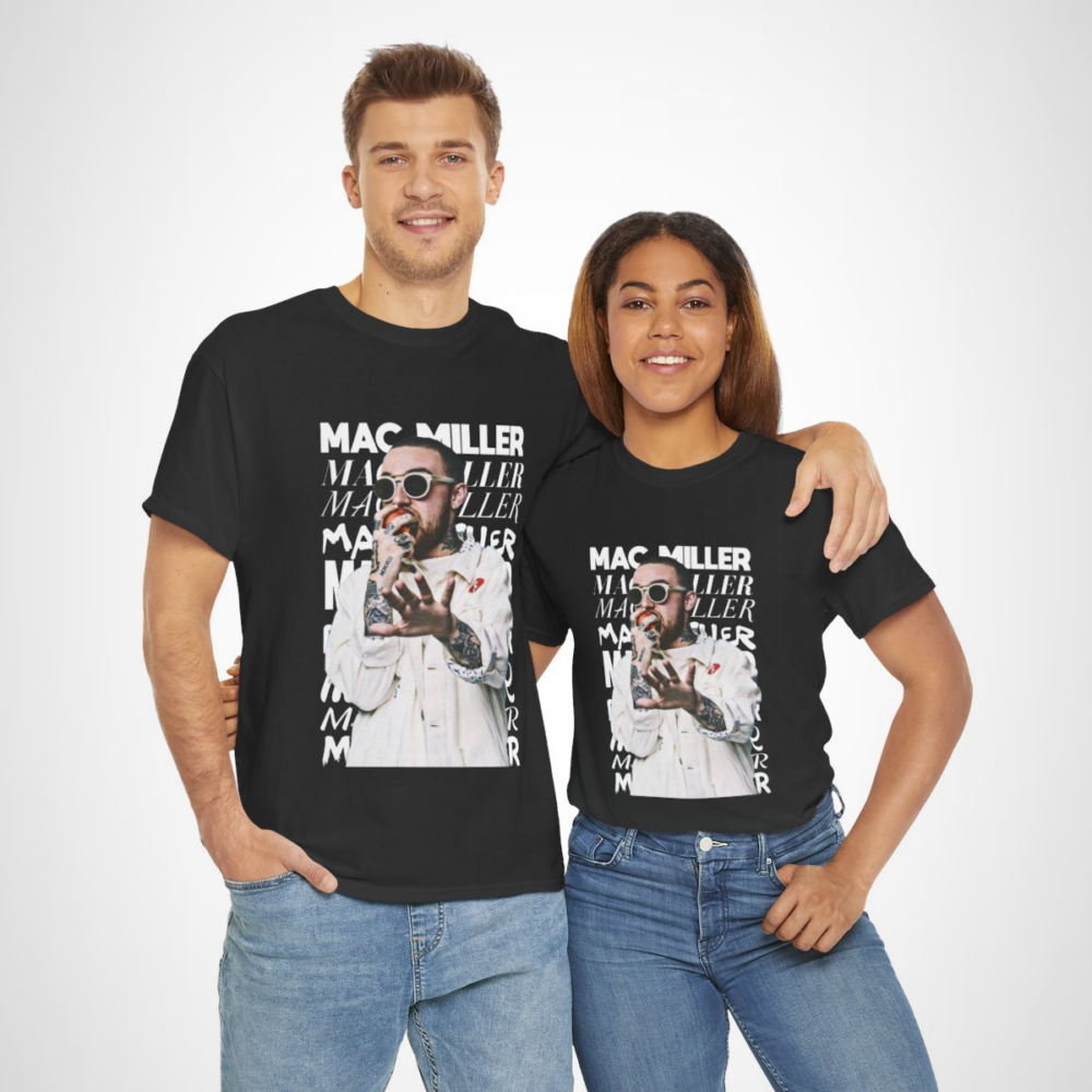 Mac Miller Vintage Style Graphic Tee with unique design
