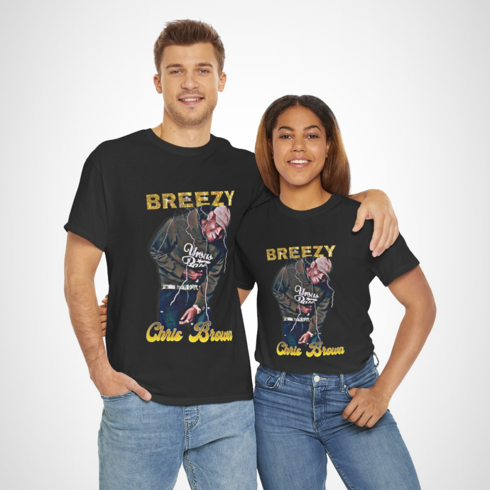 Stylish Chris Brown graphic tee for music fans