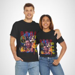 ASAP Rocky Fire Graphic Tee with vibrant graphics and dynamic design