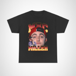 Mac Miller graphic tee for fans showcasing vibrant design Black colour