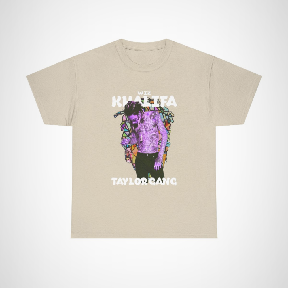 Wiz Khalifa Taylor Gang T-Shirt with stylish hip hop design Sand colour