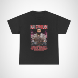 DJ Khaled Music Lovers T-Shirt with bold graphics and vibrant design Black colour
