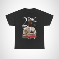 Vintage 2Pac Thug Life T-Shirt featuring iconic hip hop graphics Black colour