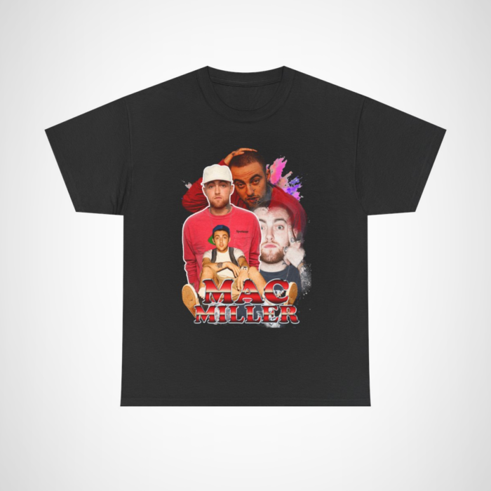 Mac Miller Vintage T-Shirt celebrating the music legend's legacy Black colour