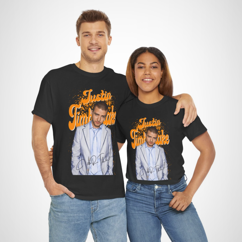 Justin Timberlake Signature Style Tee with graphic and signature