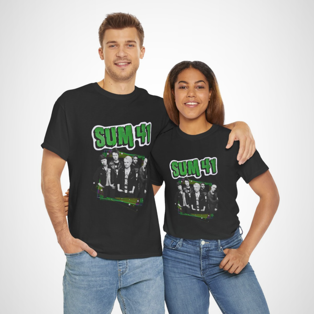 SUM 41 Band Graphic Tee - Stylish and Comfortable for Music Lovers