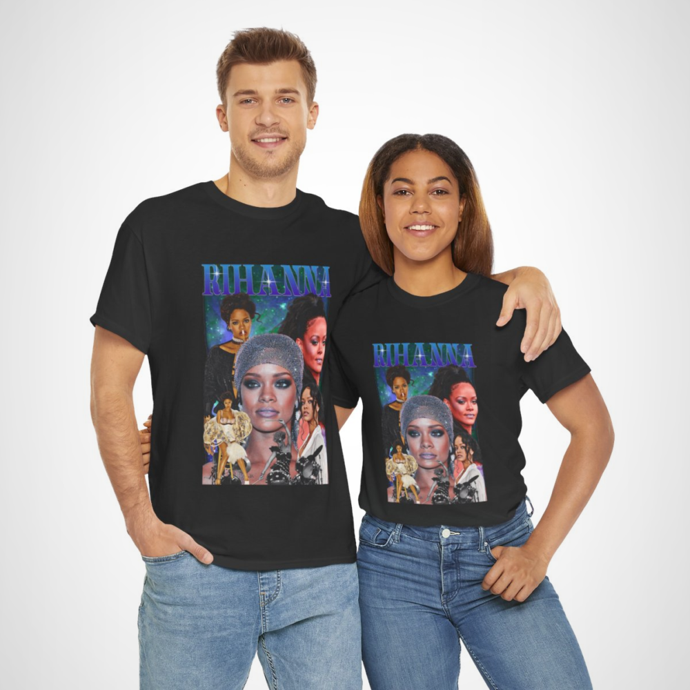 Exclusive Rihanna Collage T-Shirt for music fans