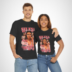 Floral Butterfly Selena Gomez T-Shirt design with vibrant colors and stylish patterns