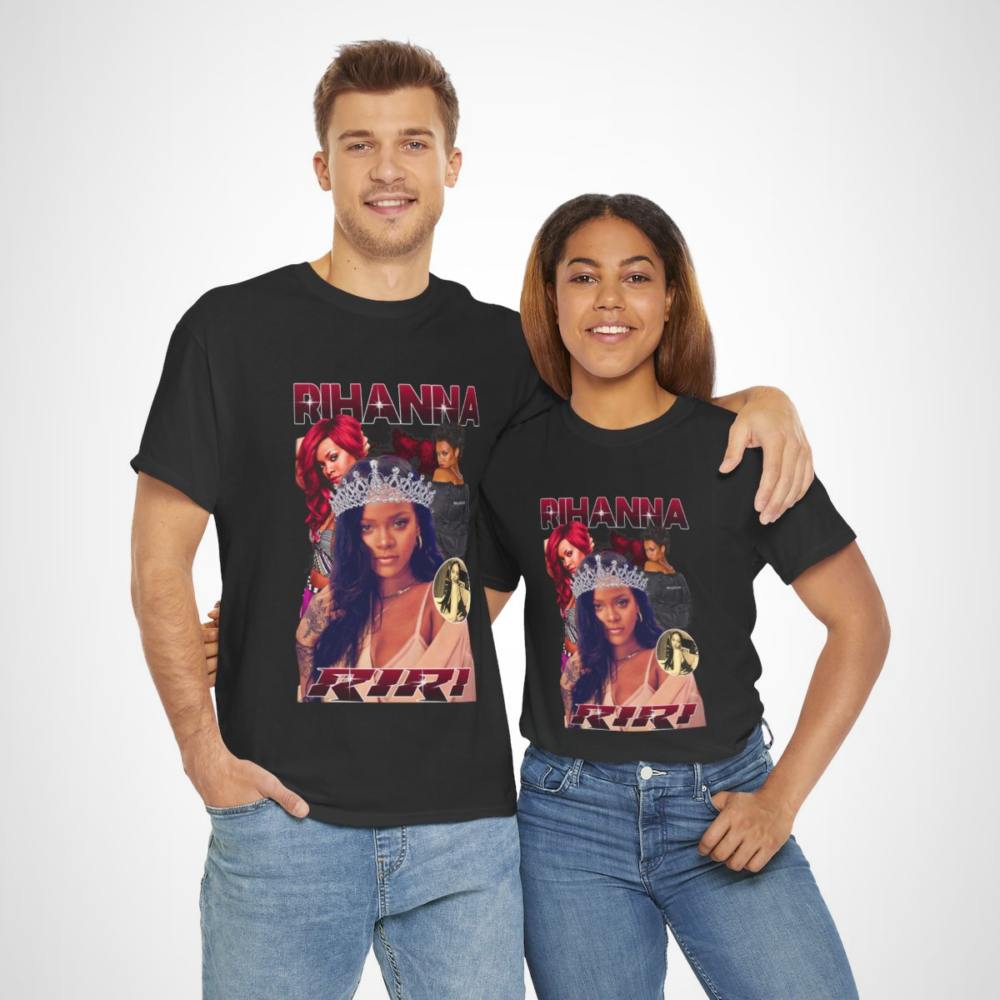 Rihanna Crowned Collection Riri Tribute T-Shirt with glamorous crown design