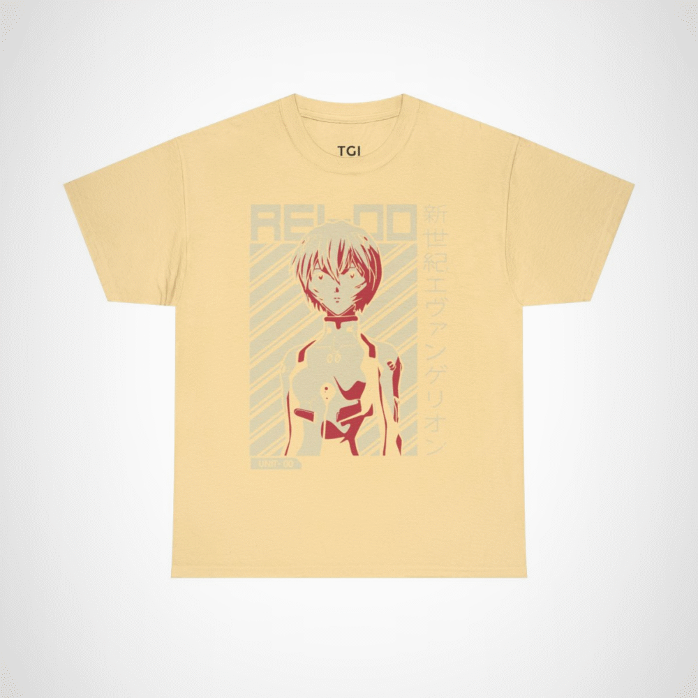 Reload with Unit-00 Character Tee for Anime Lovers Yellow Haze colour