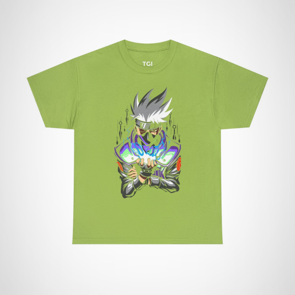 Epic Ninja Master T-Shirt featuring a powerful ninja design Kiwi colour