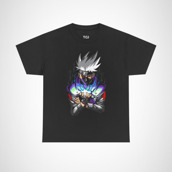Epic Ninja Master T-Shirt featuring a powerful ninja design Black colour