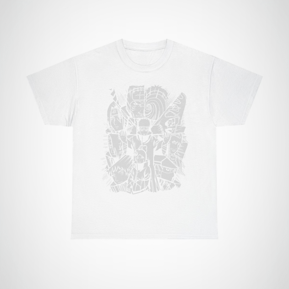 Unique Naruto Character T-Shirt from Tee Gift Ideas for Anime Fans White colour