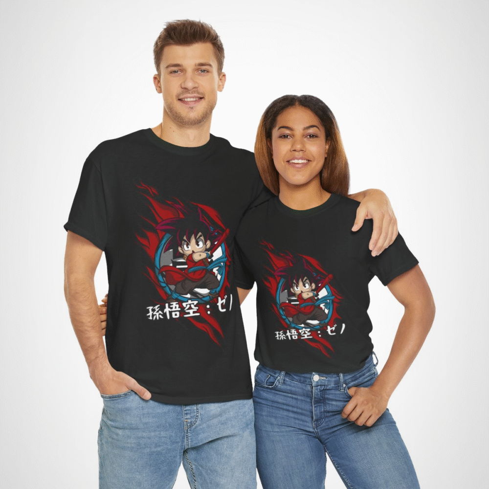 Chibi Warrior T-Shirt with vibrant design for anime enthusiasts