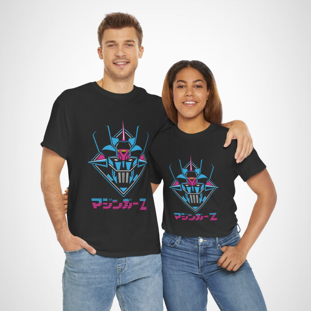 Retro Mazinger Z design t-shirt for anime fans