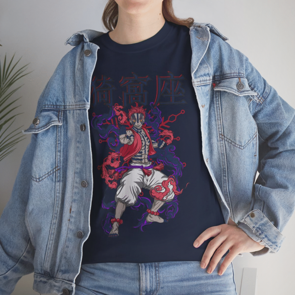 Mystical Warrior Graphic Tee with vibrant colors and intricate design