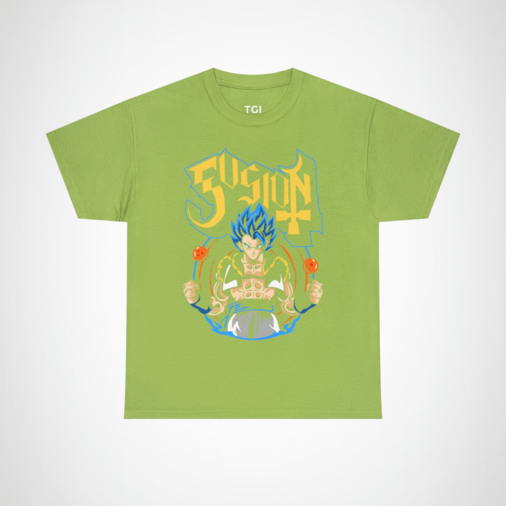 Epic Fusion T-Shirt featuring a stylish anime design for fans Kiwi colour