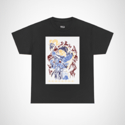 SKELETOR graphic t-shirt showcasing an intense villain design Black colour