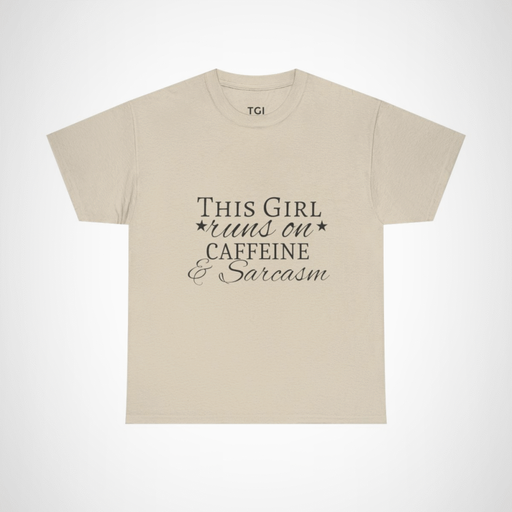 Artistic Graphic Tee for art lovers featuring a unique design Sand colour