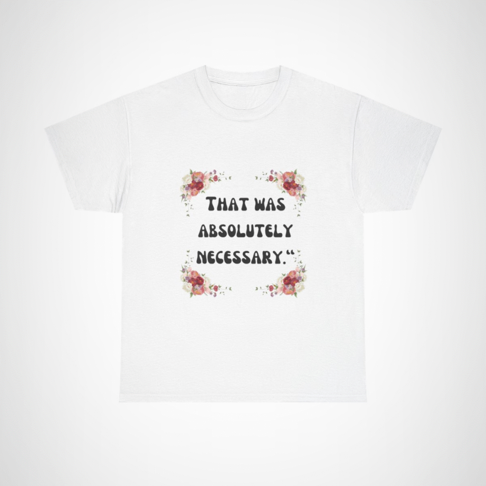 Floral Elegance T-Shirt showcasing vibrant blooms for spring fashion White colour