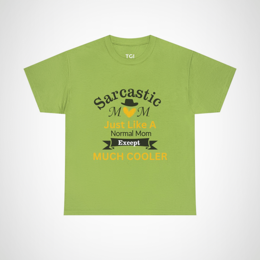 Just Like A Heart Except Much Cooler T-Shirt - playful and unique design Kiwi colour