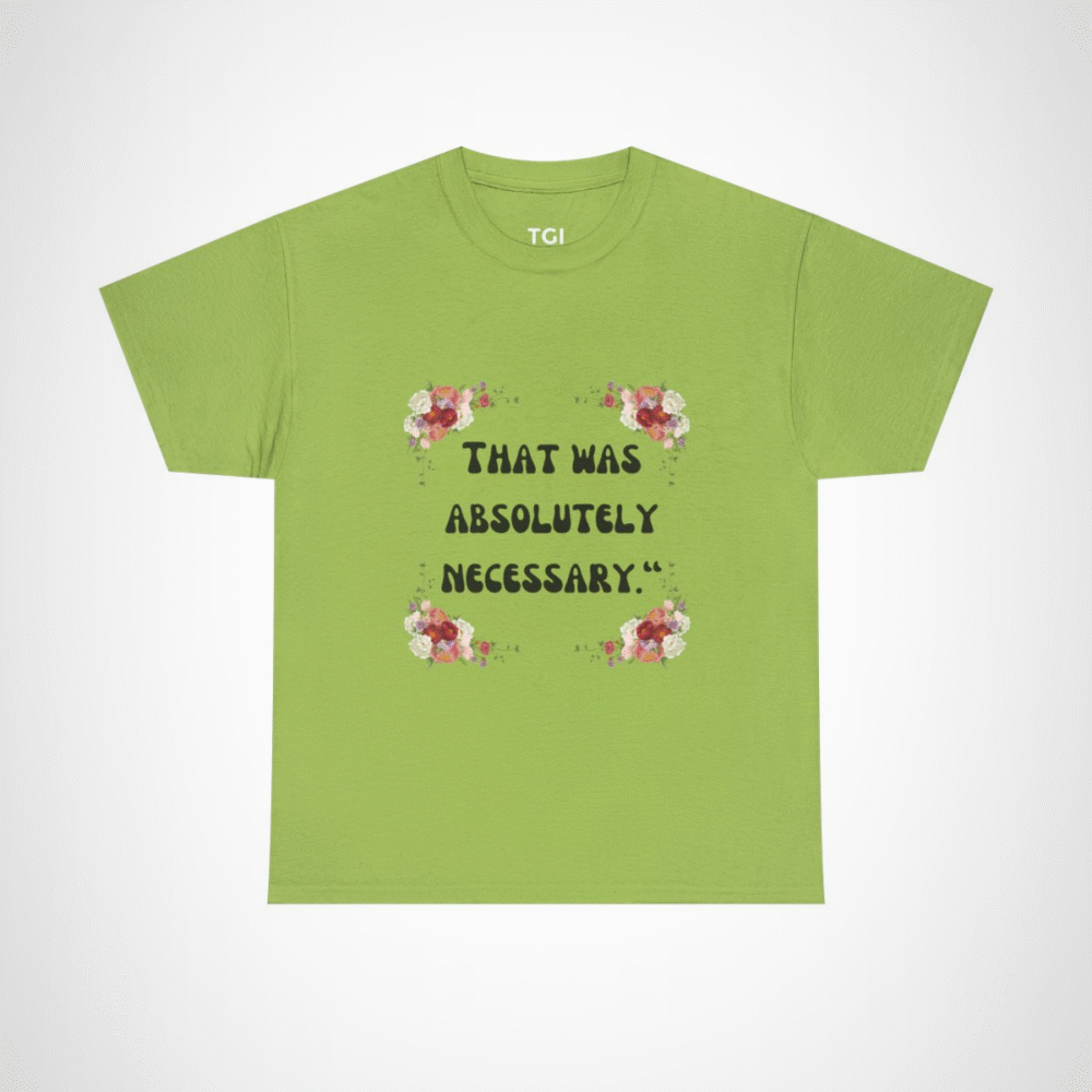 Floral Elegance T-Shirt showcasing vibrant blooms for spring fashion Kiwi colour