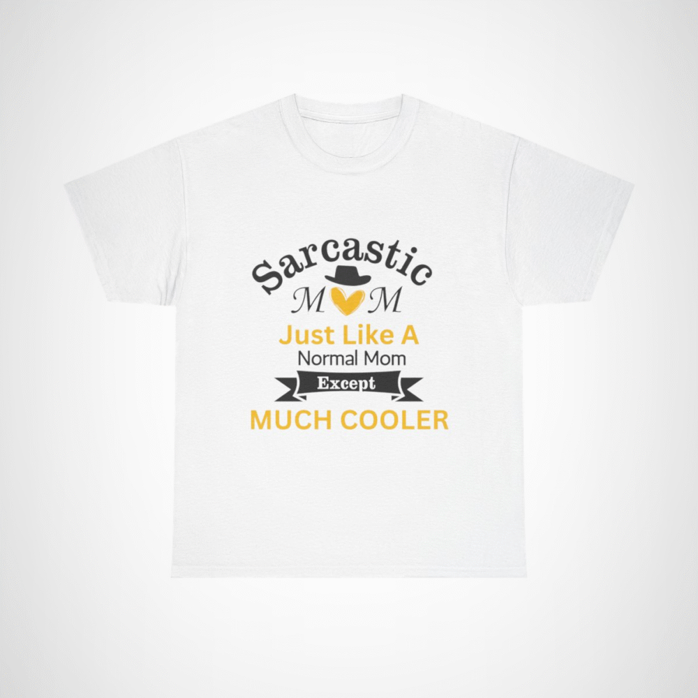 Just Like A Heart Except Much Cooler T-Shirt - playful and unique design White colour