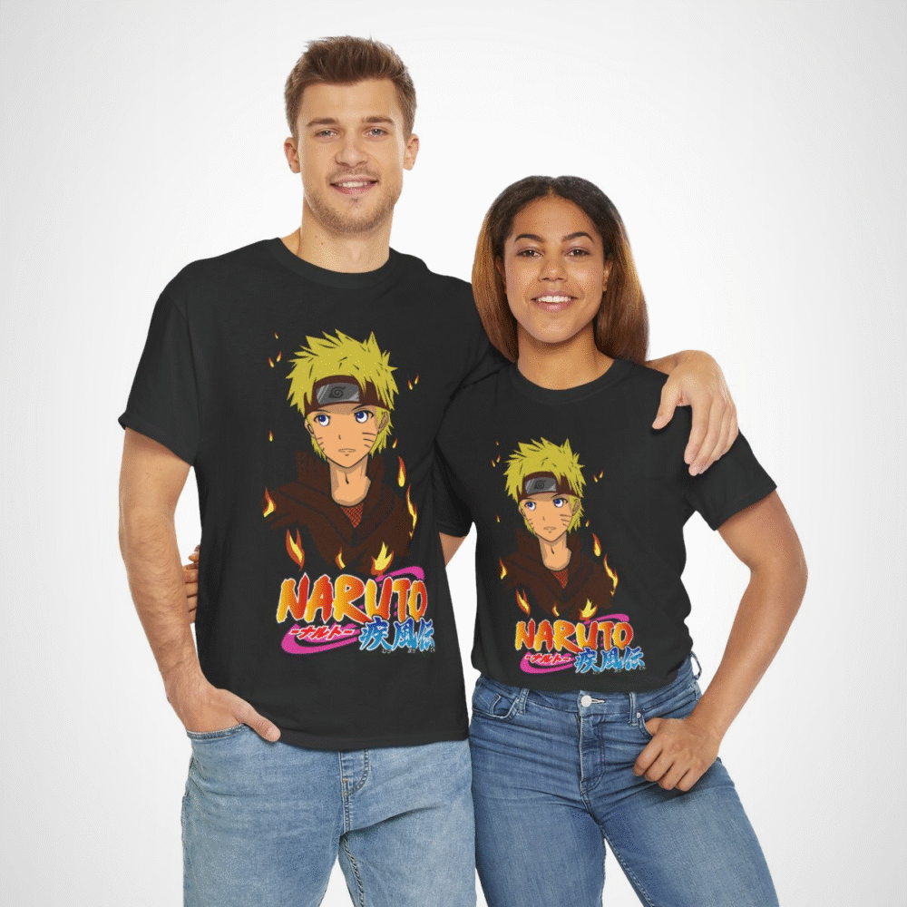 Naruto Inspired Graphic T-Shirt for Anime Fans